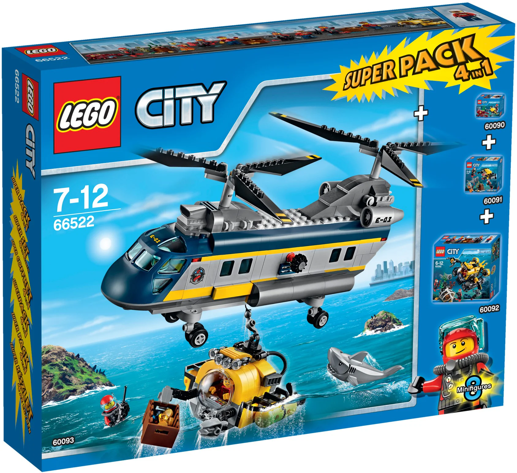 Urban Marine Explorer 4 plus one gift package 乐高 LEGO 66522