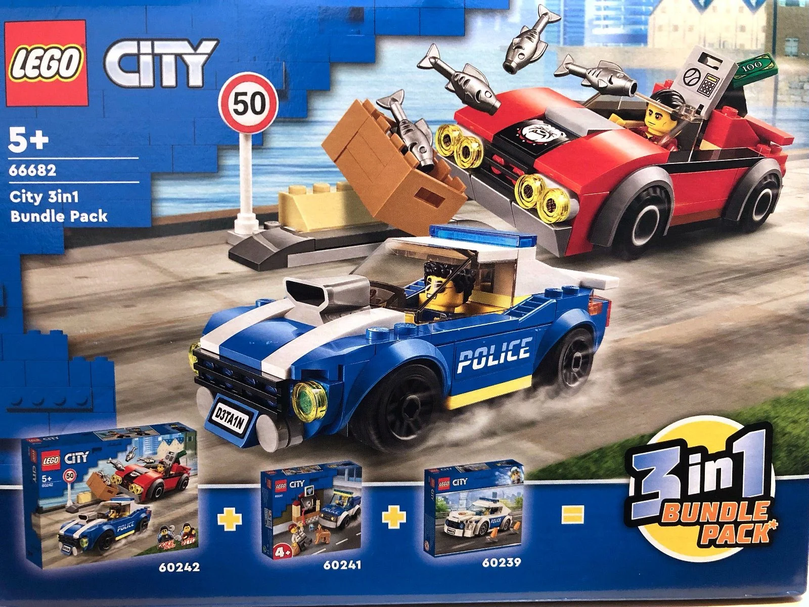 City police triple-value gift pack 乐高 LEGO 66682