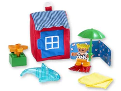 The beach villa