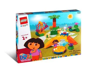 Dora Dora and the monkey Boots are at the playground 乐高 LEGO 7332 image 1