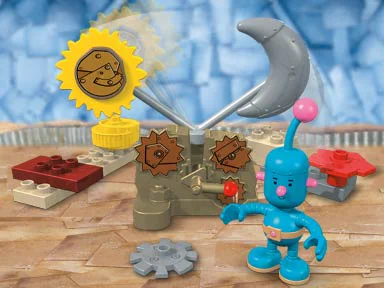 Mini Robot: A Small Robot's Day and Night Routine 乐高 LEGO 7435 image 1