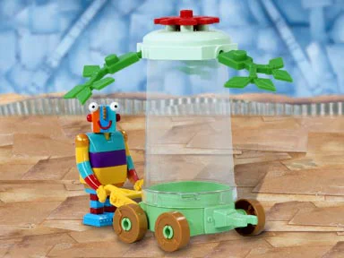 Little robot: The Razor's flower car 乐高 LEGO 7445 image 3