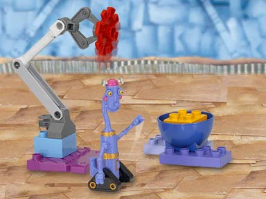 Little robot: Scalp's working 乐高 LEGO 7496 image 2