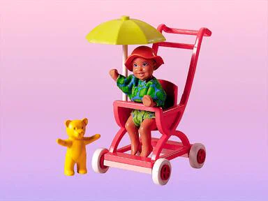 Baby carriage 乐高 LEGO 3130 image 1