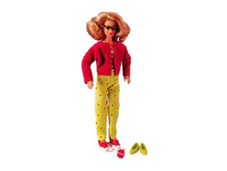 Wearing flamboyant attire is Olivia.