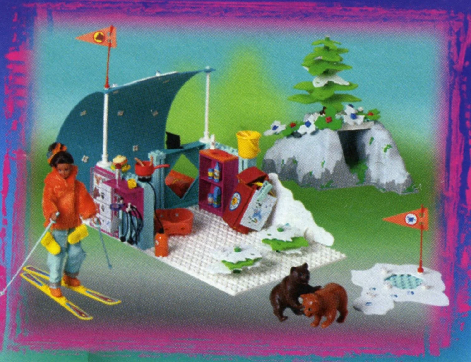 The winter camp in Kara 乐高 LEGO 3148 image 4