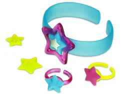 Star-shaped necklace and ring