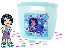 Heavenly Blue Fashion Tote Bag