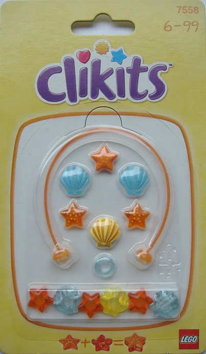 Clams and sea stars release tags. 乐高 LEGO 7558