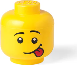 Large-headed ghost-faced person storage box.