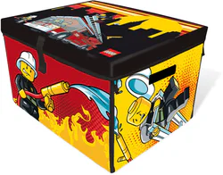 Firefighter's retractable storage box.