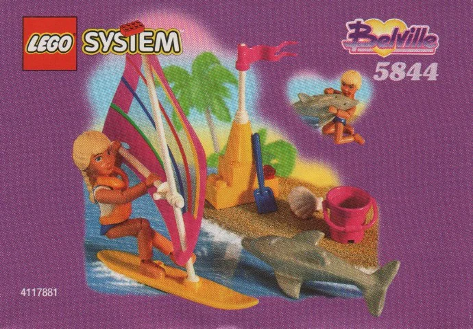 Dolphin sails 乐高 LEGO 5844 image 2