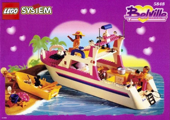 Luxury yacht. 乐高 LEGO 5848 image 2