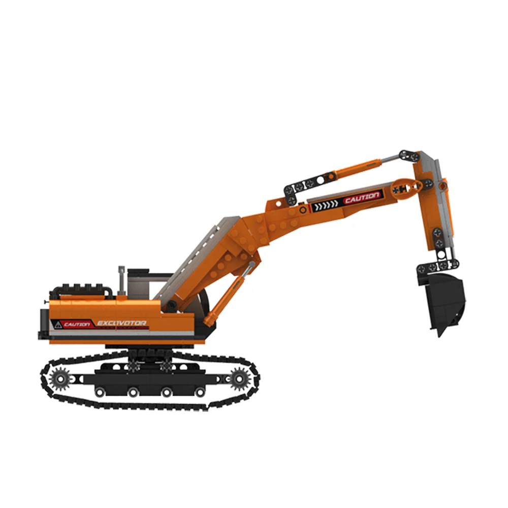 Hello, Metropolis: Heavy excavator 佳奇积木 JAKI JK9281 image 1