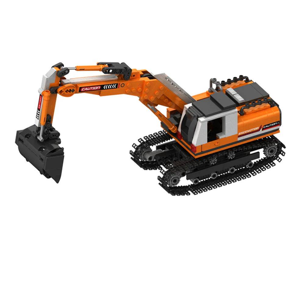 Hello, Metropolis: Heavy excavator 佳奇积木 JAKI JK9281 image 5