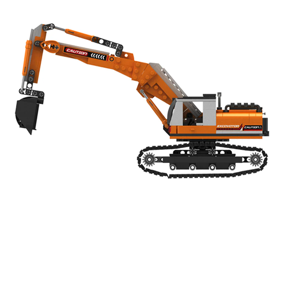 Hello, Metropolis: Heavy excavator 佳奇积木 JAKI JK9281 image 6