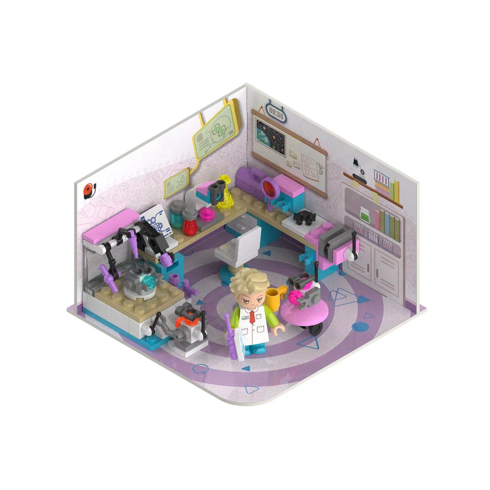 ALAN'S VOICE ROOM, BONNIE'S SCIENCE ROOM, SALLY'S GYMNASIUM, VIRGINIA'S ART ROOM 佳奇积木 JAKI JK2163 image 8