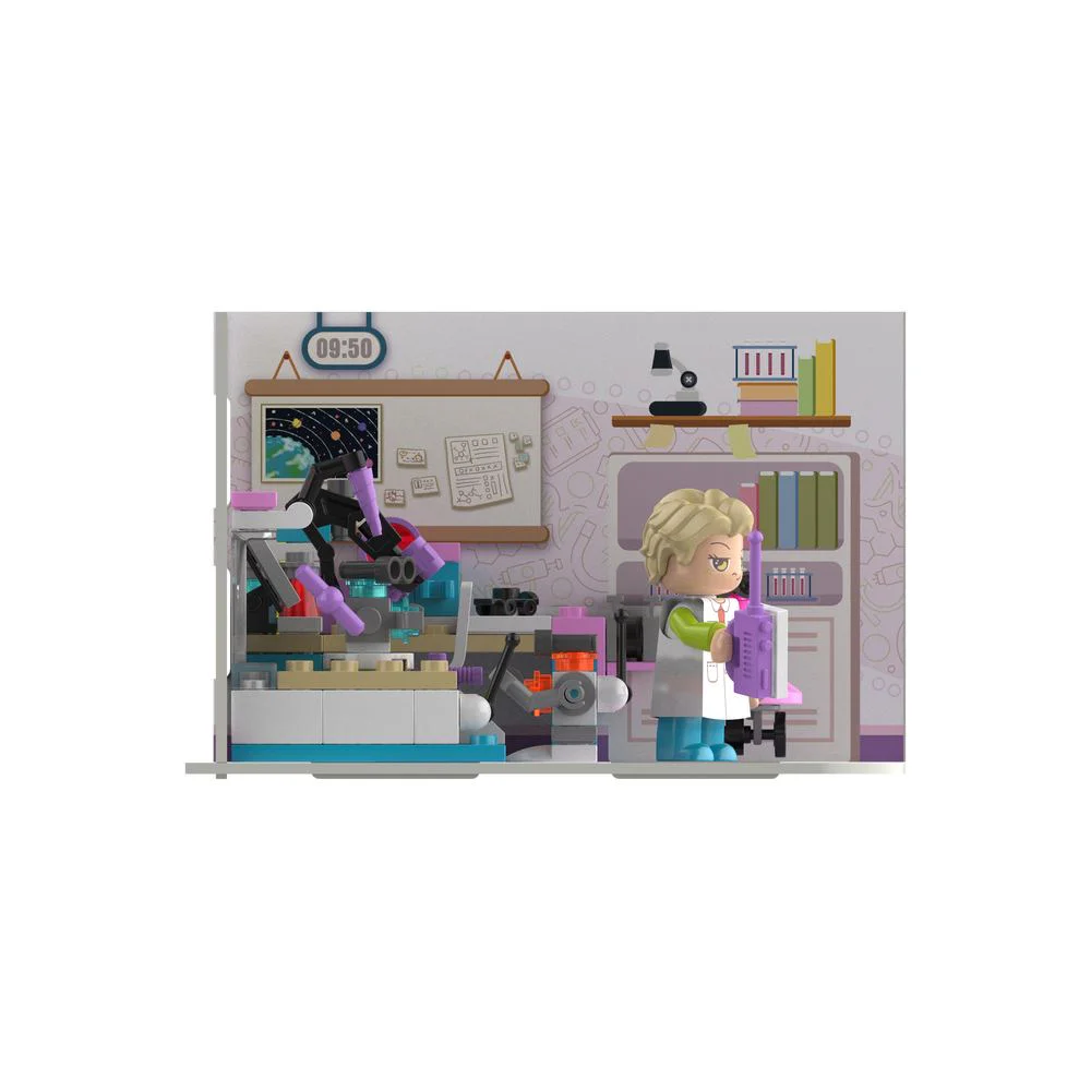 ALAN'S VOICE ROOM, BONNIE'S SCIENCE ROOM, SALLY'S GYMNASIUM, VIRGINIA'S ART ROOM 佳奇积木 JAKI JK2163 image 10