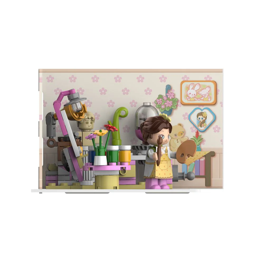 ALAN'S VOICE ROOM, BONNIE'S SCIENCE ROOM, SALLY'S GYMNASIUM, VIRGINIA'S ART ROOM 佳奇积木 JAKI JK2163 image 17