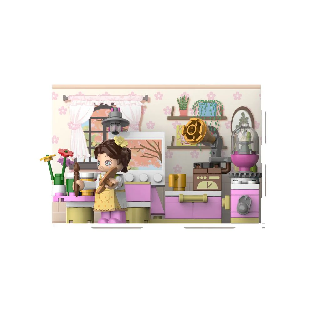 ALAN'S VOICE ROOM, BONNIE'S SCIENCE ROOM, SALLY'S GYMNASIUM, VIRGINIA'S ART ROOM 佳奇积木 JAKI JK2163 image 21