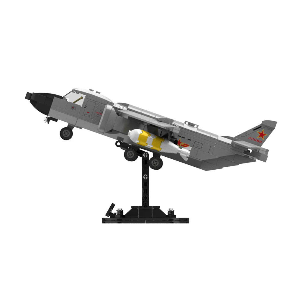 MILITARY WIND: LONG-RANGE BOMBERS H-6K 佳奇积木 JAKI JK9157 image 2