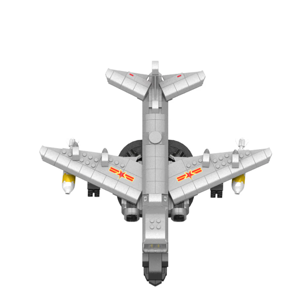 MILITARY WIND: LONG-RANGE BOMBERS H-6K 佳奇积木 JAKI JK9157 image 4