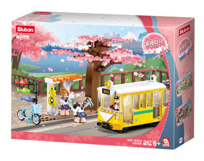 ♪ Happy Diaries Spring Day cherry season ♪ 小鲁班 Sluban M38-B1018 image 2