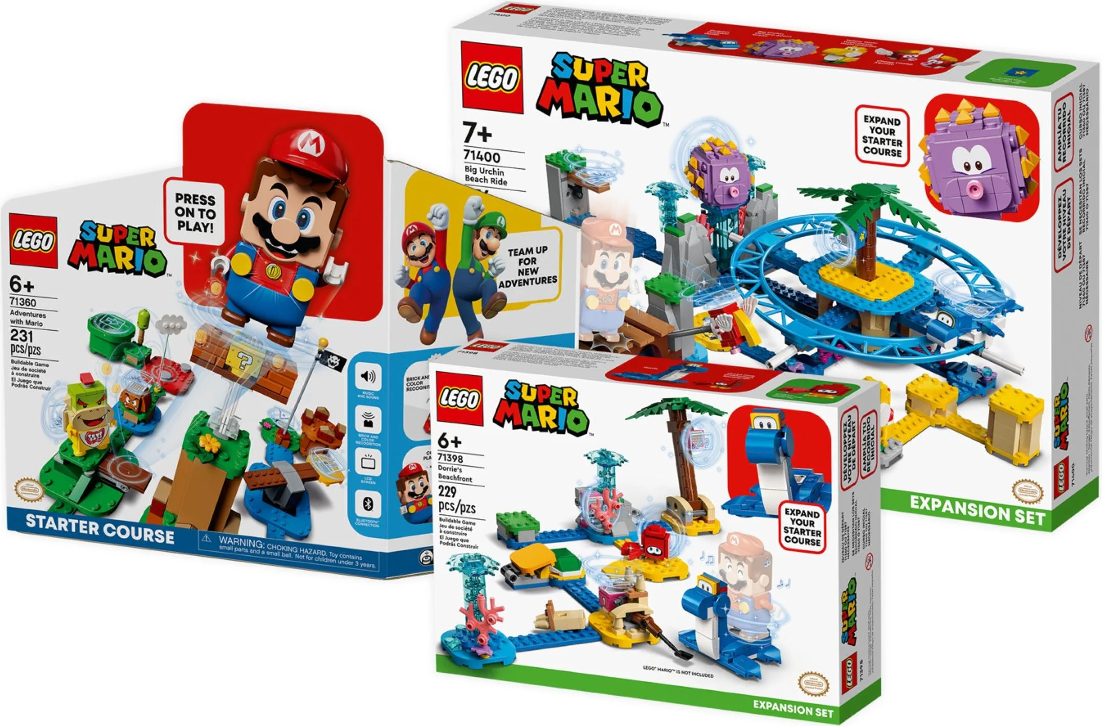 Super Mario: Beach Three-in-One Explosive Suit Set 乐高 LEGO 5007338