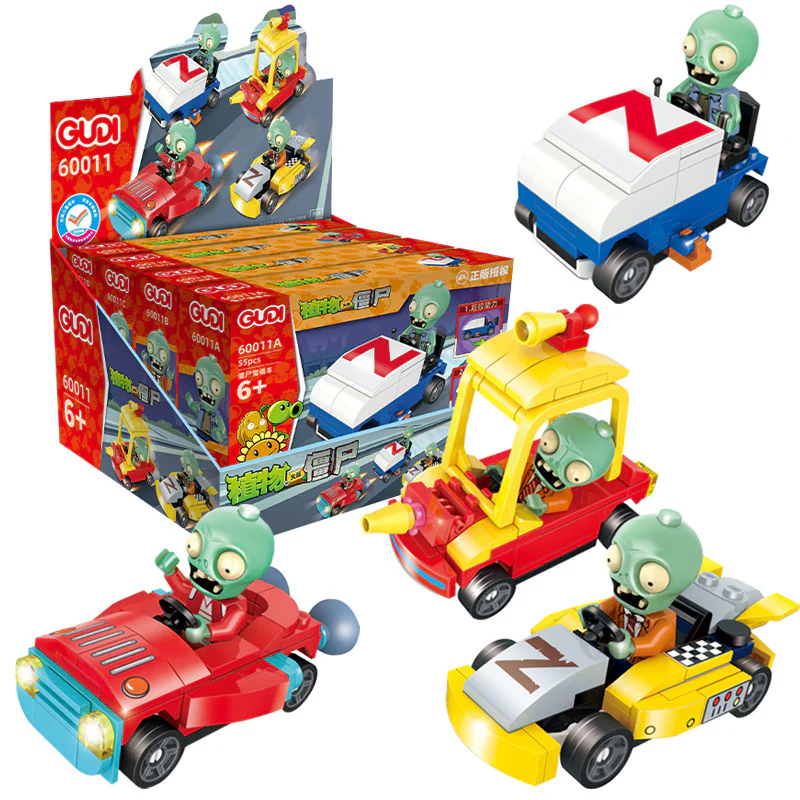 Plant vs Undead: Rechargeable Zombie Car 4 Styles 古迪 GUDI 60011D
