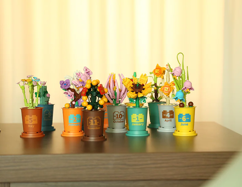 Mini Plant Ceramic Coffee Cup Designs, 12 Styles 迪库 DECOOL/酷小砖 BrickCool 52031-12 image 3
