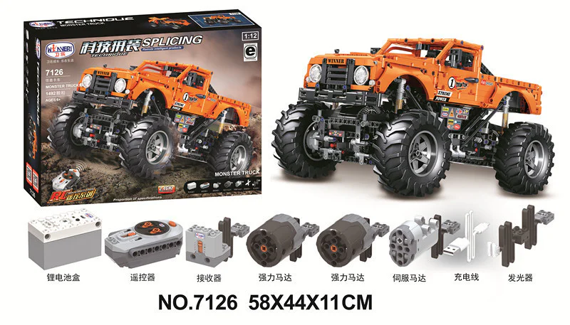 Monster truck 1:12 卫乐 Winner 7126 image 2