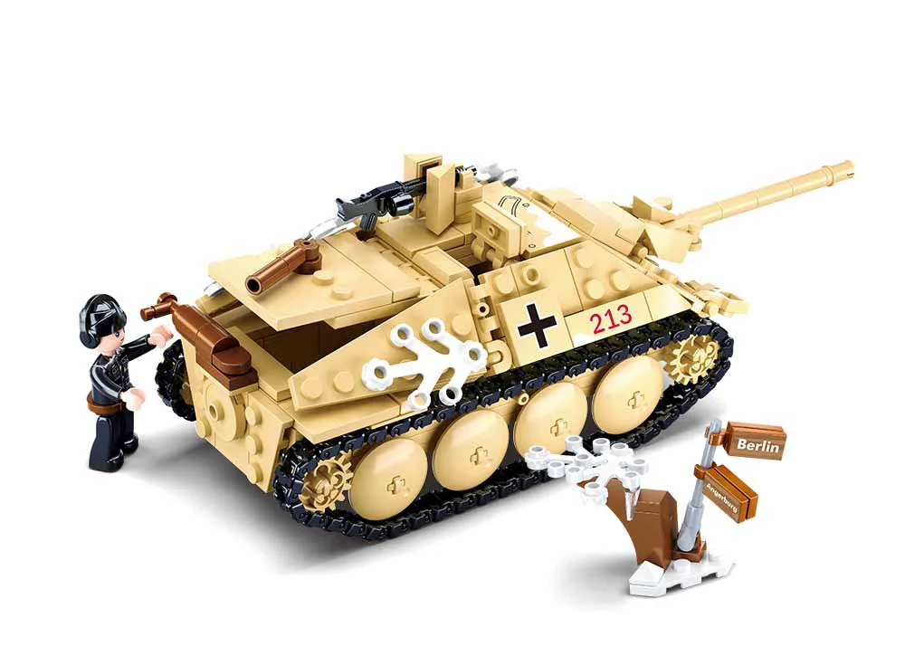 WORLD WAR II WINTER STRIKE: HUNTER TANK STRIKER 小鲁班 Sluban M38-B0976 image 2