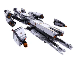 Jupiter dawn: a giant whale ship