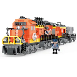 BNSF FREIGHT TRAIN, SANTA FE RAILWAY TRANSPORT NORTH, BERLIN, UNITED STATES