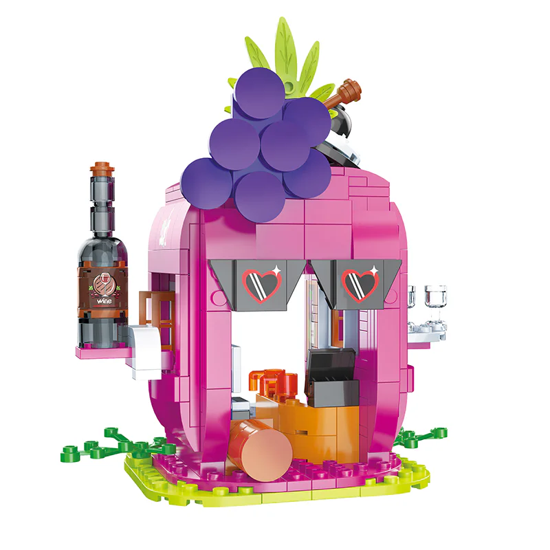 Water Fruit House: Burgundy Hotel 积高积木 COGO 13807-4