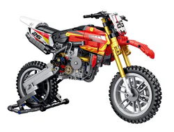 High-speed motorcycle: Yamaha YZ450F.