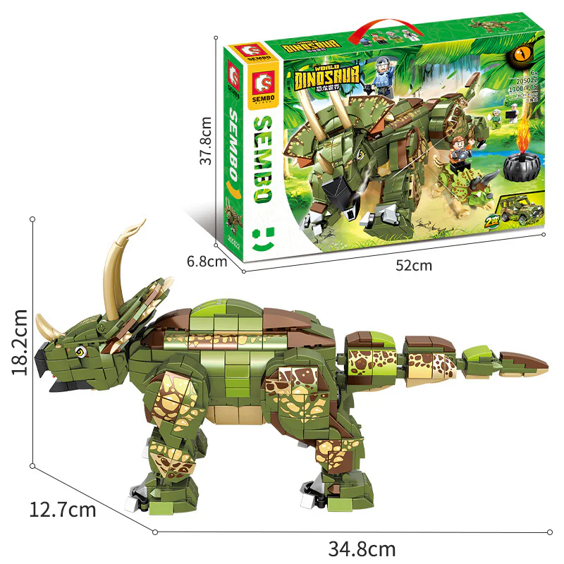Dinosaur World: Triceratops 森宝 SEMBO 205022 image 2