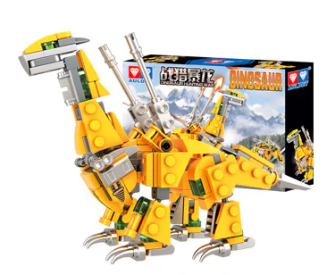 Battle-hunting dragons: heavy nails 维思积木 WISEBLOCK/奥迪双钻 HA389702-A