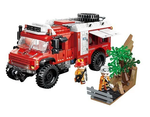 My City: Rescue Fire Cruisers 启蒙 QMAN/ENLIGHTEN/Keeppley 12023
