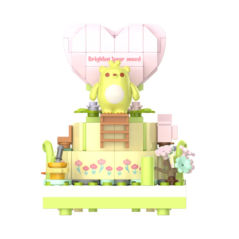 The bud bear beats your heart 佳奇积木 JAKI JK6381 image 2