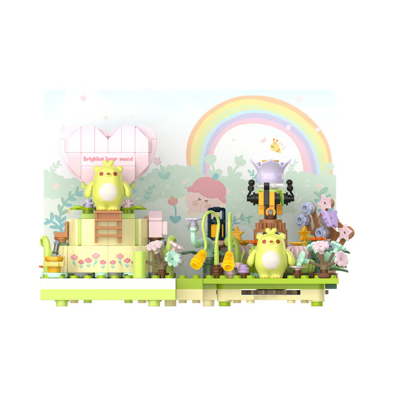 "Spring Bear Wild Fairies." 佳奇积木 JAKI JK6382 image 4
