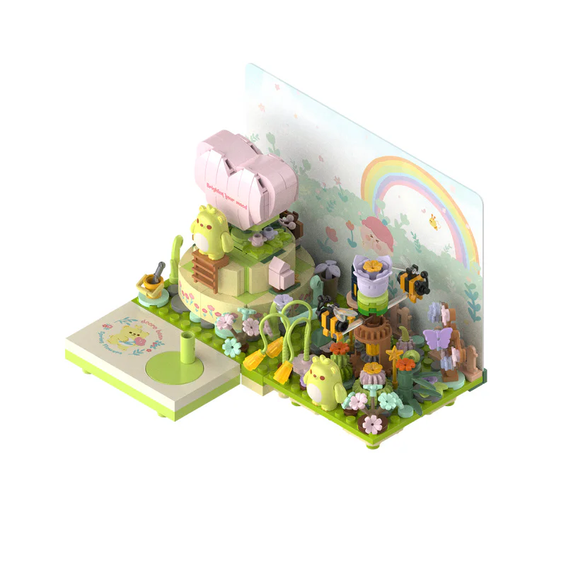 "Spring Bear Wild Fairies." 佳奇积木 JAKI JK6382 image 6