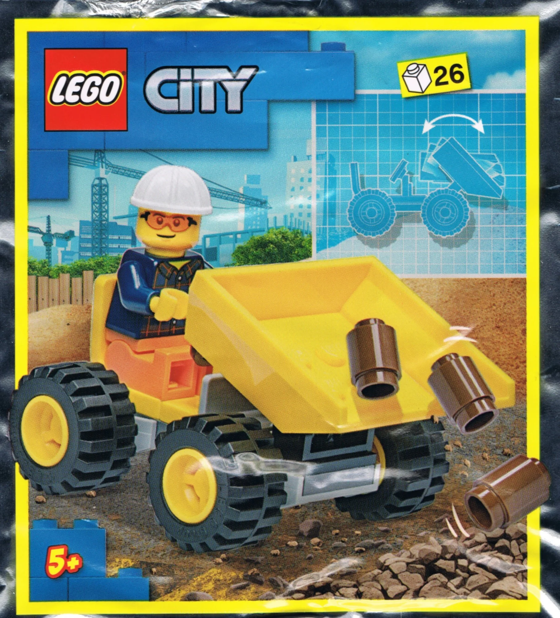 Worker in a roller coaster 乐高 LEGO 952204