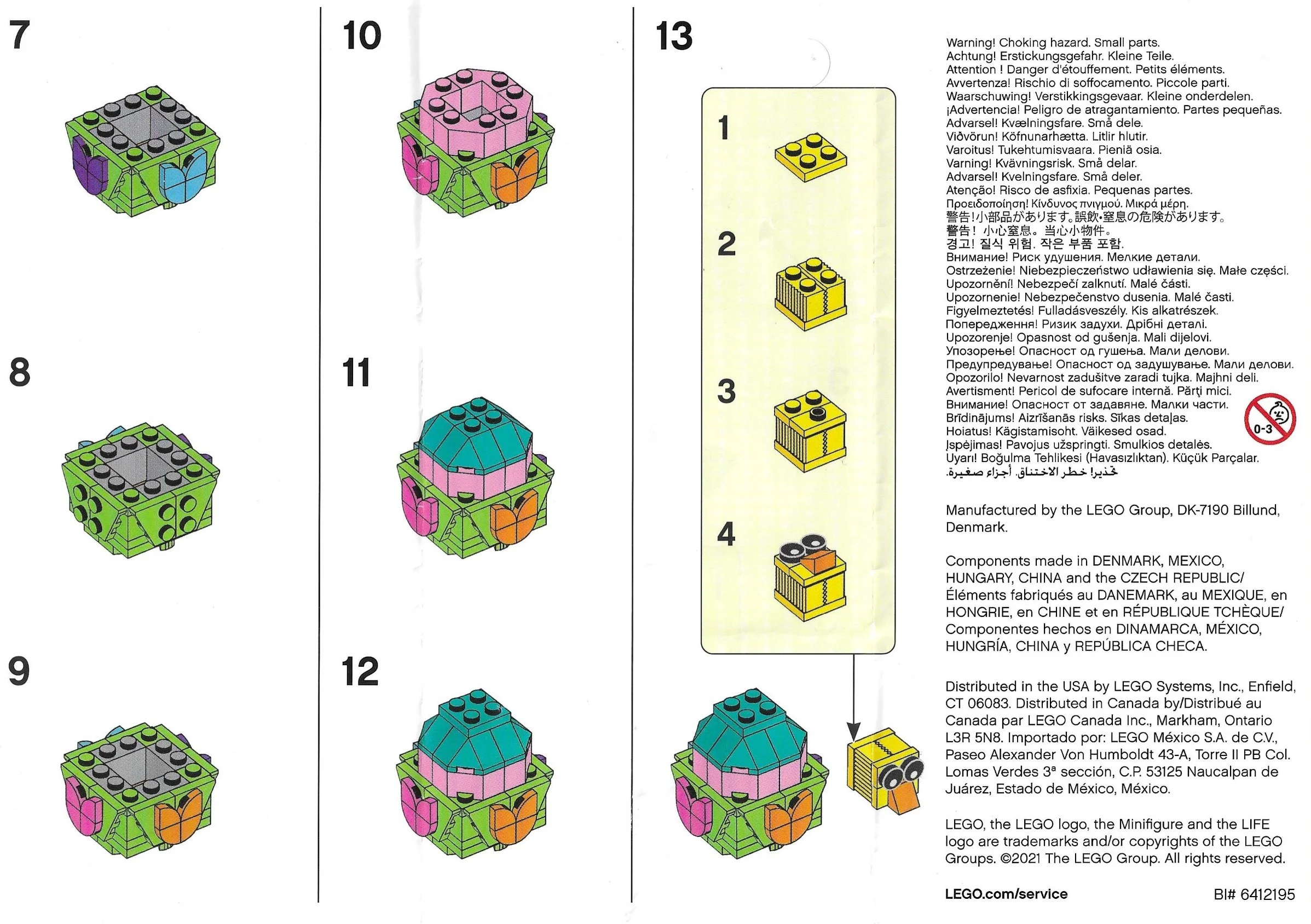 Easter eggs and chicks. 乐高 LEGO 6412186 image 2