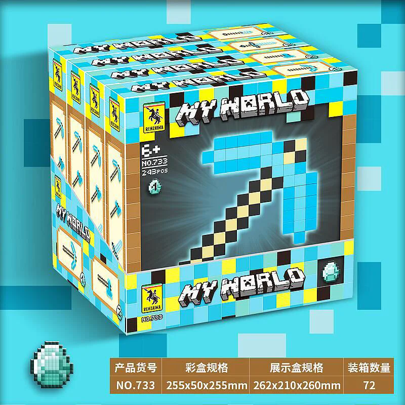 My World Builds Its Own Weapons: 4 Types 人仔马 RENZAIMA 733 image 1