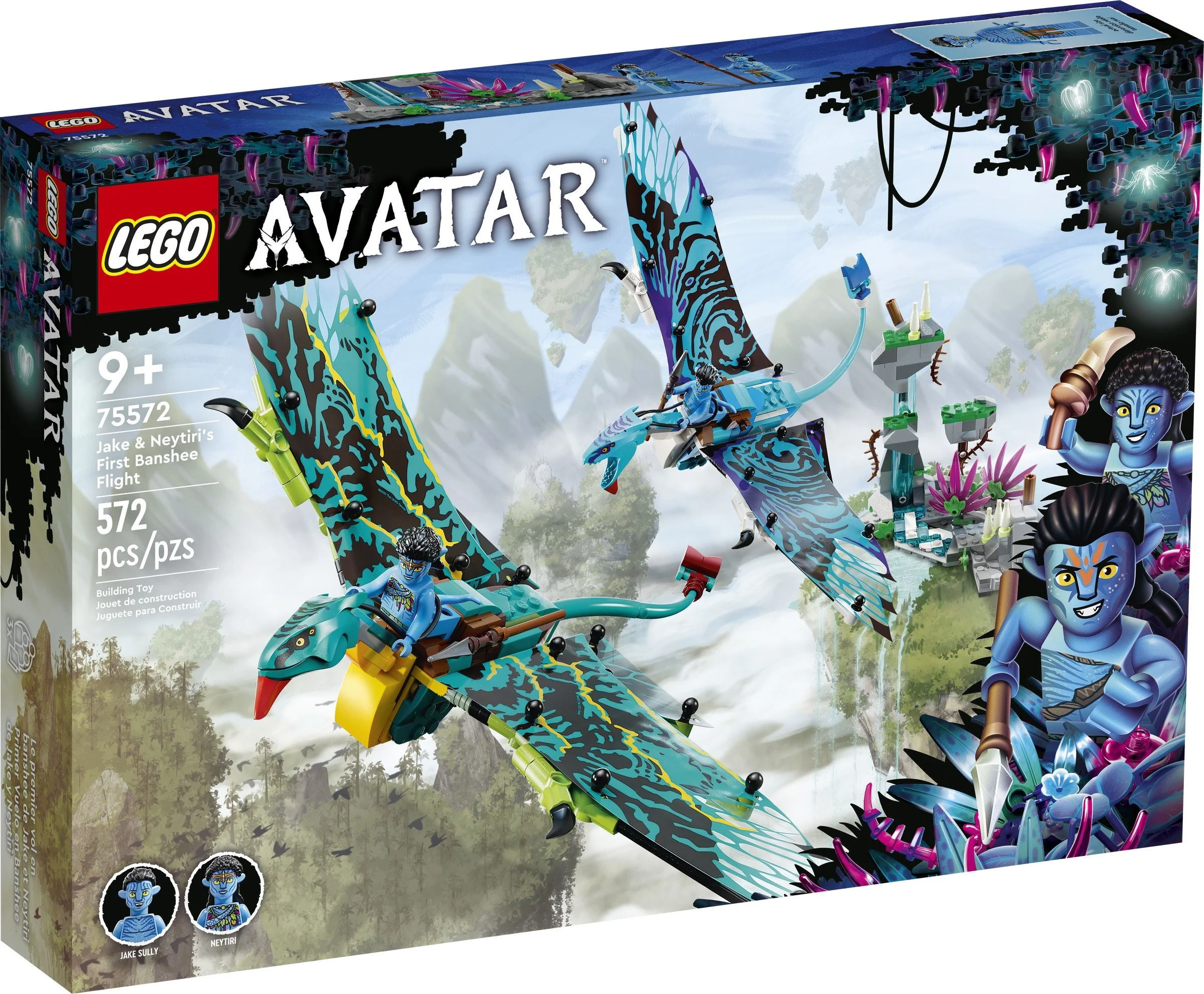 Avatar: Jack and Netini's first fast-frying animal flight 乐高 LEGO 75572 image 1