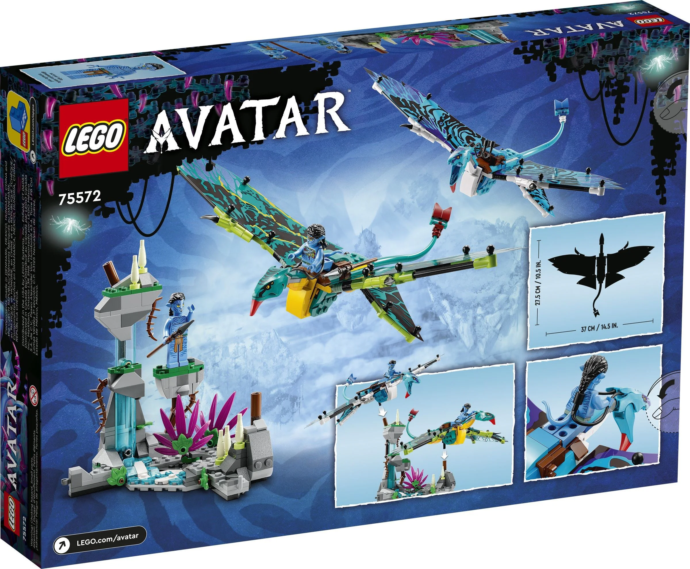 Avatar: Jack and Netini's first fast-frying animal flight 乐高 LEGO 75572 image 2