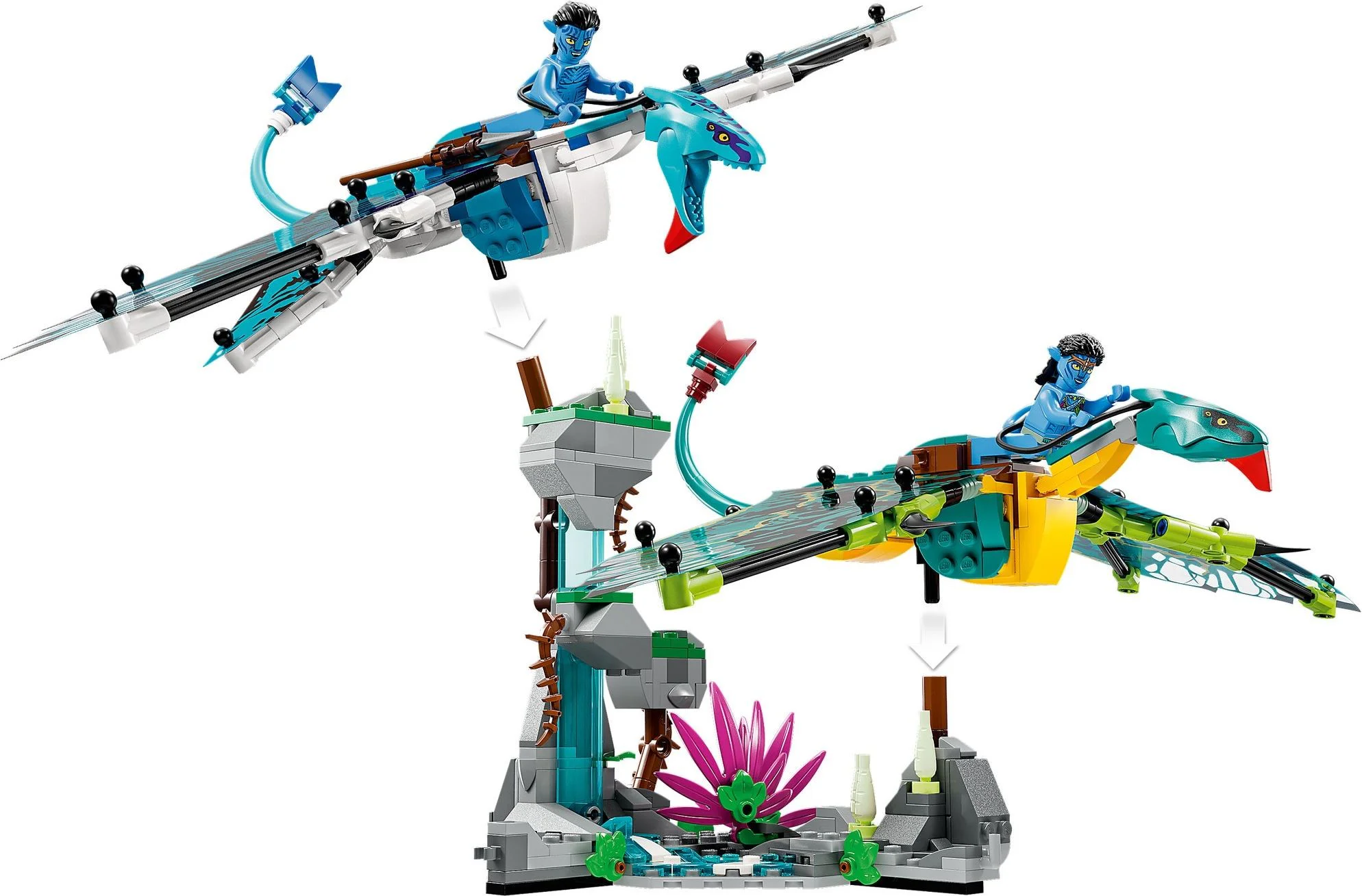 Avatar: Jack and Netini's first fast-frying animal flight 乐高 LEGO 75572 image 8