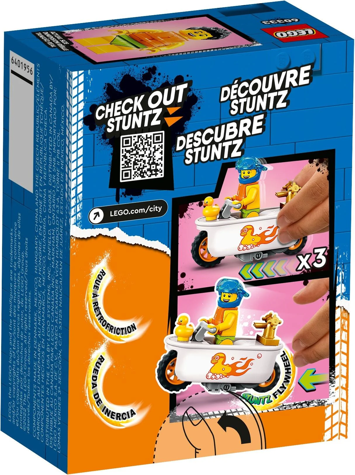 Specialty: Bathtub motorcycle 乐高 LEGO 60333 image 1