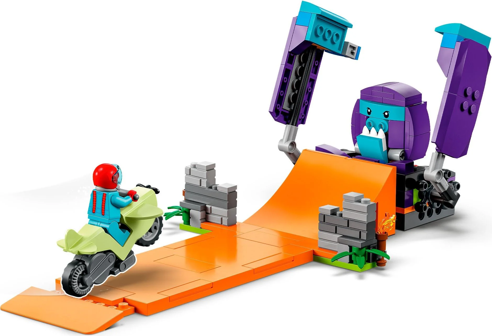 Specialty: The gorilla hammers the loop 乐高 LEGO 60338 image 4